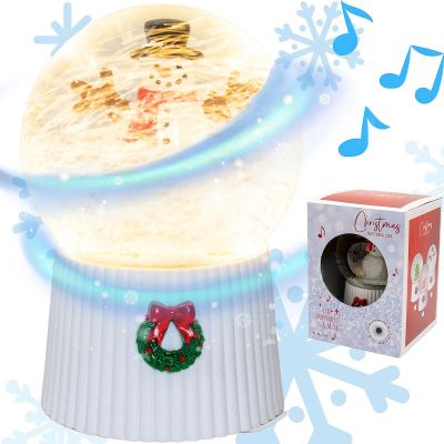 6. MUSICAL SNOW GLOBE 147 MM LED SNOWMAN