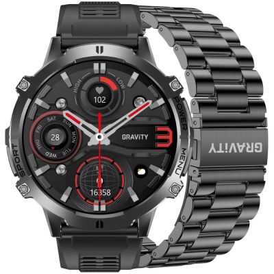 Smartwatch Gravity Black Strap + Bracelet GT42-1