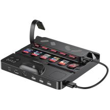 Unitek Switch Charging Station with Switch and Gaming Card Reader