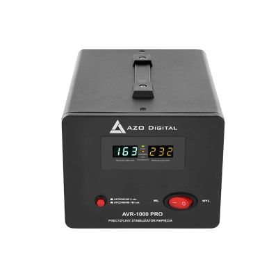 5. AZO Digital Voltage Stabilizer AVR-1000 PRO 1000VA / 600W