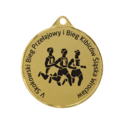 Laser-engraved steel medal – RMI