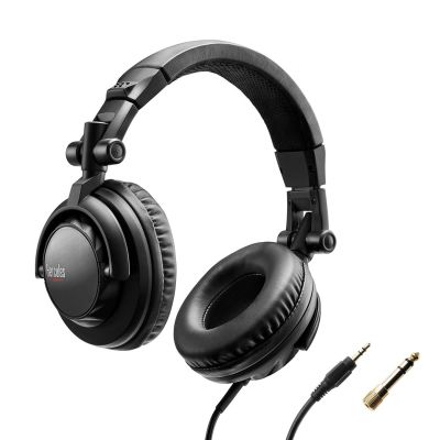 7. Hercules HDP DJ45 Wired Headband Headphones Music Black
