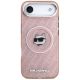 3. Karl Lagerfeld IML Choupette Head Logo MagSafe Case for iPhone 17 Air - Pink
