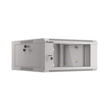 LANBERG WALL-MOUNTED CABINET 19" 4U 570X600 QUICK ASSEMBLY (GRAY, FLAT PACK) WFFA-5604-10S