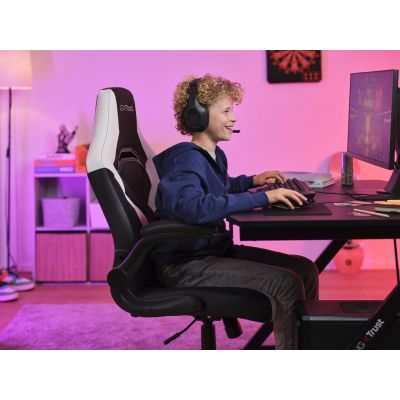 8. TRUST GXT703W RIYE GAMING CHAIR WHITE gaming chair