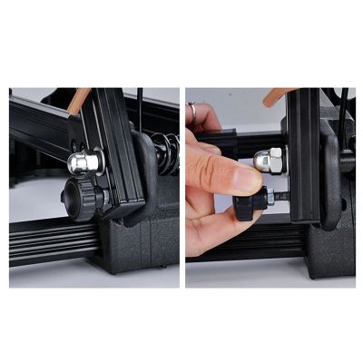 6. Rockbros T30 Folding Bike Stand for Front or Rear Wheel Compatible with 24-27.5 Inch and 700C Wheels - Black