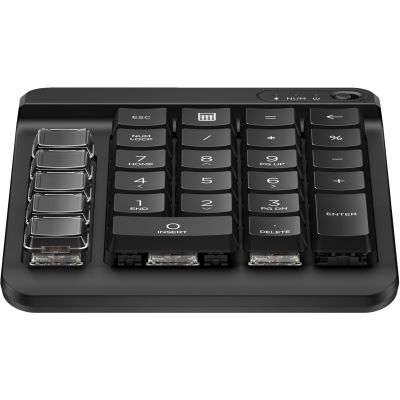 7. HP 430 Bluetooth Programmable Wireless Mechanical Keypad Black 7N7C2AA