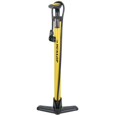 7. DUNLOP WORKSHOP/BICYCLE PUMP 174 PSI (12 bar) YELLOW