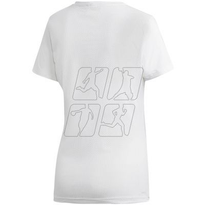 5. Adidas W D2M Logo Tee W DU2080