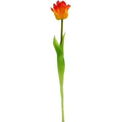 14. ORANGE TULIP 38CM LIFE-LIKE SPRING DECORATION