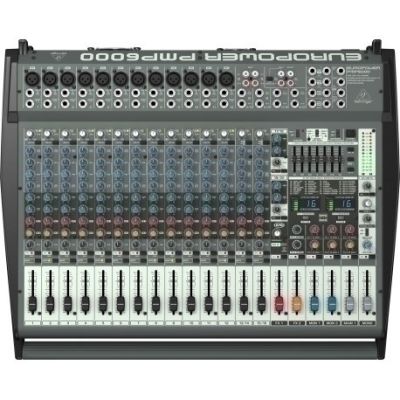 5. Behringer PMP6000 Audio Mixer 20 Channels 10 - 200000 Hz Black
