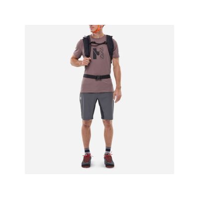 2. MILLET Kamet Map Ts Ss M purple plum men's t-shirt