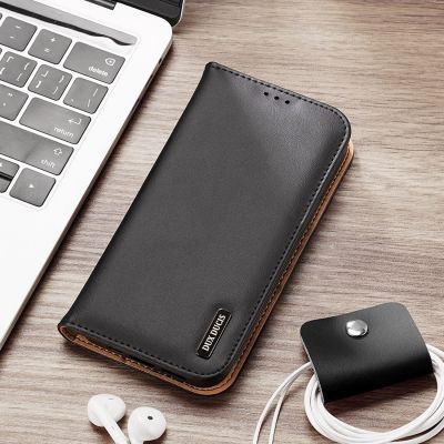 25. Dux Ducis Hivo Leather Flip Cover Genuine Leather Wallet for Cards and Documents iPhone 14 Pro Brown