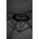 9. 300CM FOLDING GARDEN UMBRELLA ON A BOOM, ANTHRACITE GREY