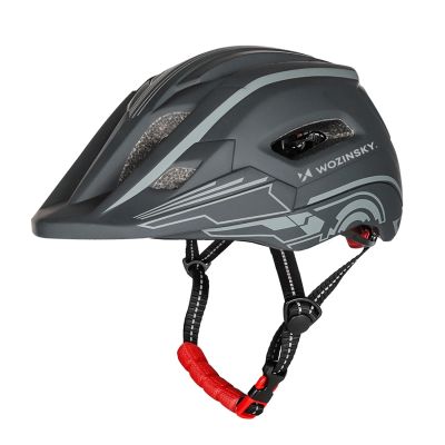2. Wozinsky Kids' Full Face Bike Helmet with USB Rear Light S - Gray
