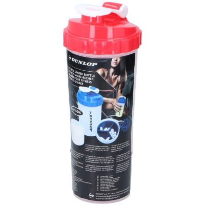 4. DUNLOP RED 550ML COCKTAIL SHAKER FOR NUTRITIONAL FOOD BOTTLE