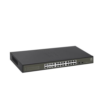 4. LevelOne Hilbert 26-Port Gigabit Smart Lite Switch - 24 x Gigabit RJ45 - 2 x Gigabit SFP (GES-2126)