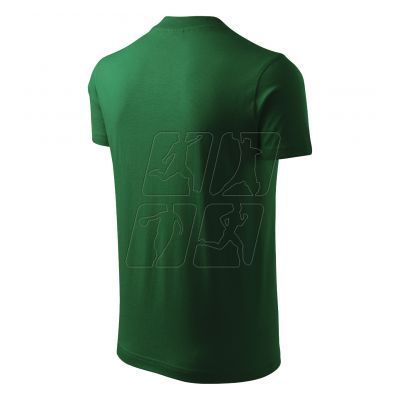 3. T-shirt Malfini V-neck M MLI-10206 bottle green