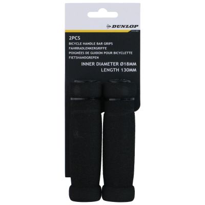 16. GRIPS, HANDLEBAR GRIPS, PROFILED 128MM DUNLOP