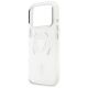 6. Guess IML Gradient Triangle Logo MagSafe Case for iPhone 17 Pro - Clear