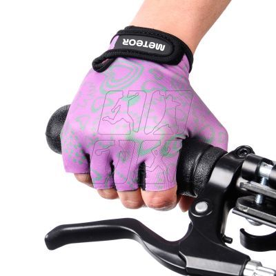 14. Cycling gloves Meteor Flower Jr 23376