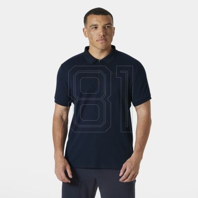 4. Helly Hansen HP 1/2 Zip Polo Shirt M 34503 597