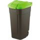 2. Curver 214125 Waste Bin 110 L Rectangular Plastic Black, Green