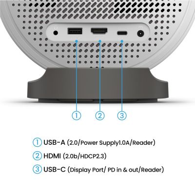 7. Benq GV50 Projector | Full HD (1920x1080) | 500 ANSI Lumens | White/Gray | Wi-Fi