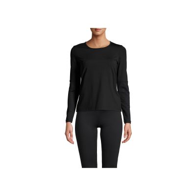 6. CASALL Essential Mesh Detail Long Sleeve T-shirt black