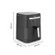 3. Tefal Easy Fry & Grill EY8018 6.5 l Autonomous 1830 W Hot Air Fryer Black