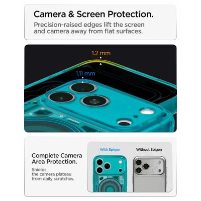 13. Spigen Ultra Hybrid MagSafe case for iPhone 18 Pro / 17 Pro - light blue