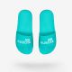 8. Kubota Women's Pool Flip-Flops Basic Turquoise KKB007