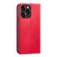 6. Magnet Fancy Case case for iPhone 14 Pro Max flip cover wallet stand red