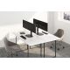 12. Neomounts FPMA-D865DBLACK Monitor Holder/Stand 68.6 cm (27") Desk Black