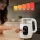 9. Adler AD 1305WG electric kettle 1.7 l 2200 W Transparent, Gold, White
