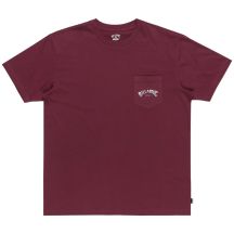 Billabong Stacked Arch Tee EBYZT00175-RSN0 Burgundy L