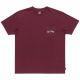 Billabong Stacked Arch Tee EBYZT00175-RSN0 Burgundy L