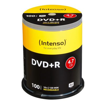 2. Intenso 4111156 DVD disc 4.7 GB DVD+R 100 pcs.
