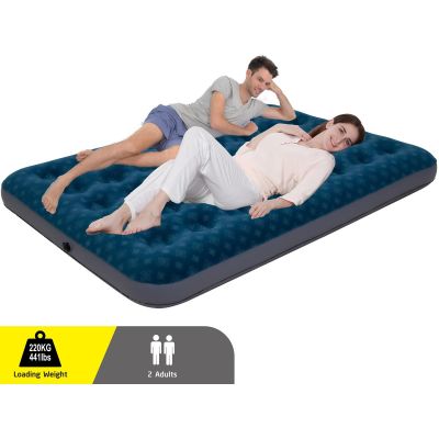 2. FLOCKED MATTRESS FOR 2 PEOPLE WITH 3D PRINT 191x137x22CM 24495