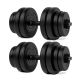 9. VIRTUFIT ADJUSTABLE DUMBBELL - VINYL - 15 KG