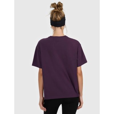 2. Women's loose plain T-shirt 4F 4FRAW25TTSHF3624-50S