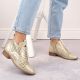 12. Openwork ankle boots Potocki W WOL205 gold