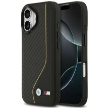 BMW M Carbon Line & Logo MagSafe Case for iPhone 17 - Yellow