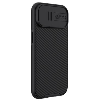 5. Nillkin CamShield Pro Magnetic Case for iPhone 15 Plus with Camera Protector - Black