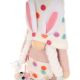 4. gnome bunny 25cm polka dot girl spring decoration