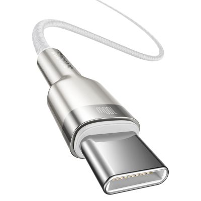 2. Baseus Cafule Series Metal Data USB-C / USB-C PD QC SCP 100W 5A 1 m cable - white
