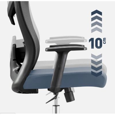3. Manager 2.6 Black Swivel Chair