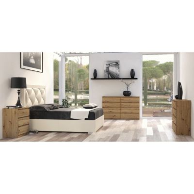 4. M8 MALWA CHEST OF DRAWERS 140CM 8 DRAWERS ARTISAN