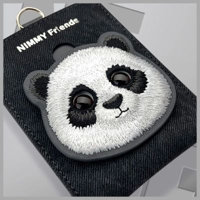 8. Nimmy Big Eyed Pet 2.0 Cat Wallet Card Holder - Black