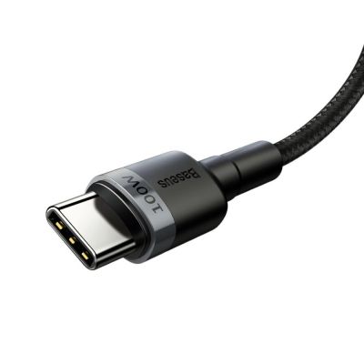 3. Baseus CATKLF-ALG1 USB-C - USB-C PD QC cable 100W 5A 2m - gray